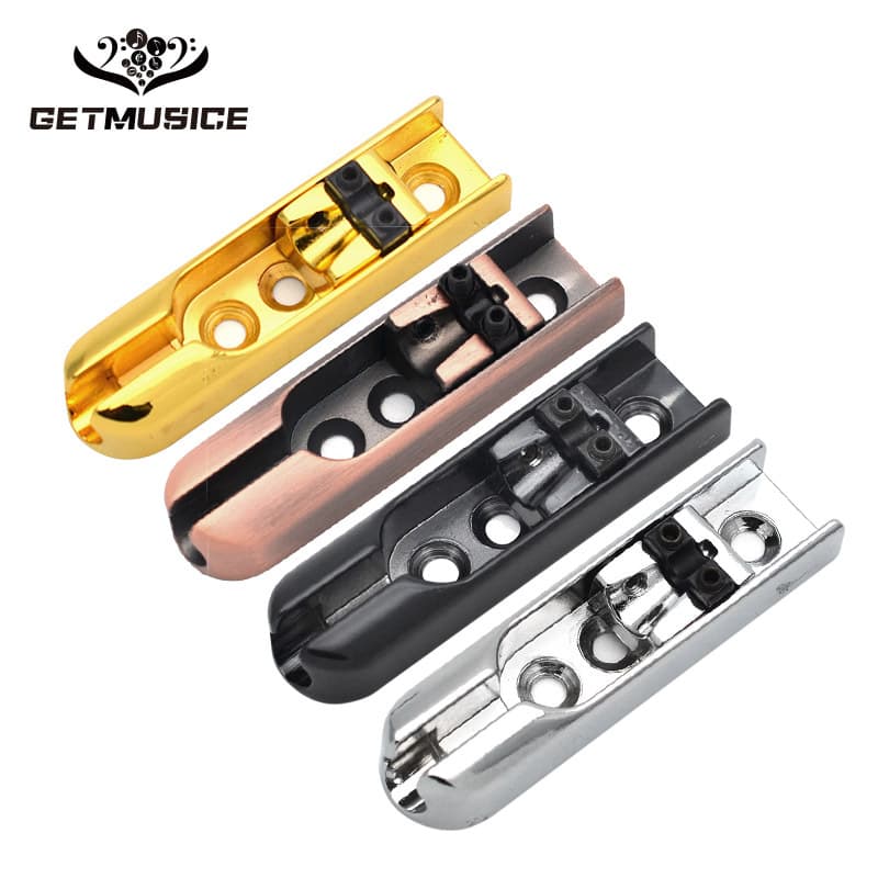 Single Support Electric Bass Guitar Bridge Bass String Bridge Split String Board Single Support Tailpiece