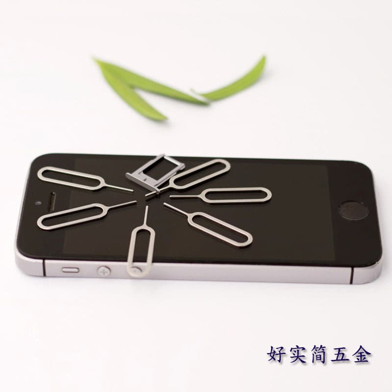 SIM card ejector pin, hardware mold, card inserter, fixed pin, stainless steel universal mobile phone SIM card ejector pin, manufacturer wholesale.
