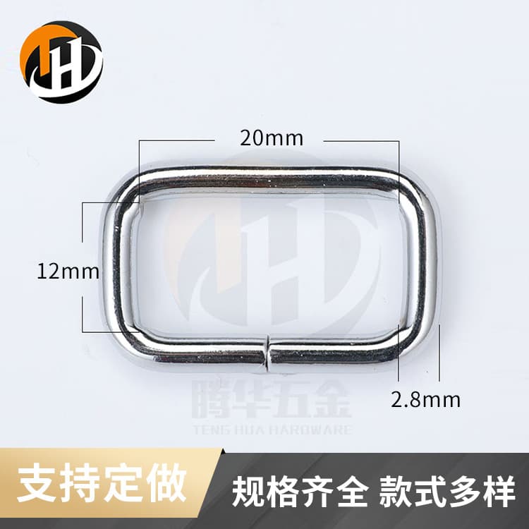 Foshan, Guangdong manufacturer wholesale wire square buckles, welded square buckles, quick delivery available