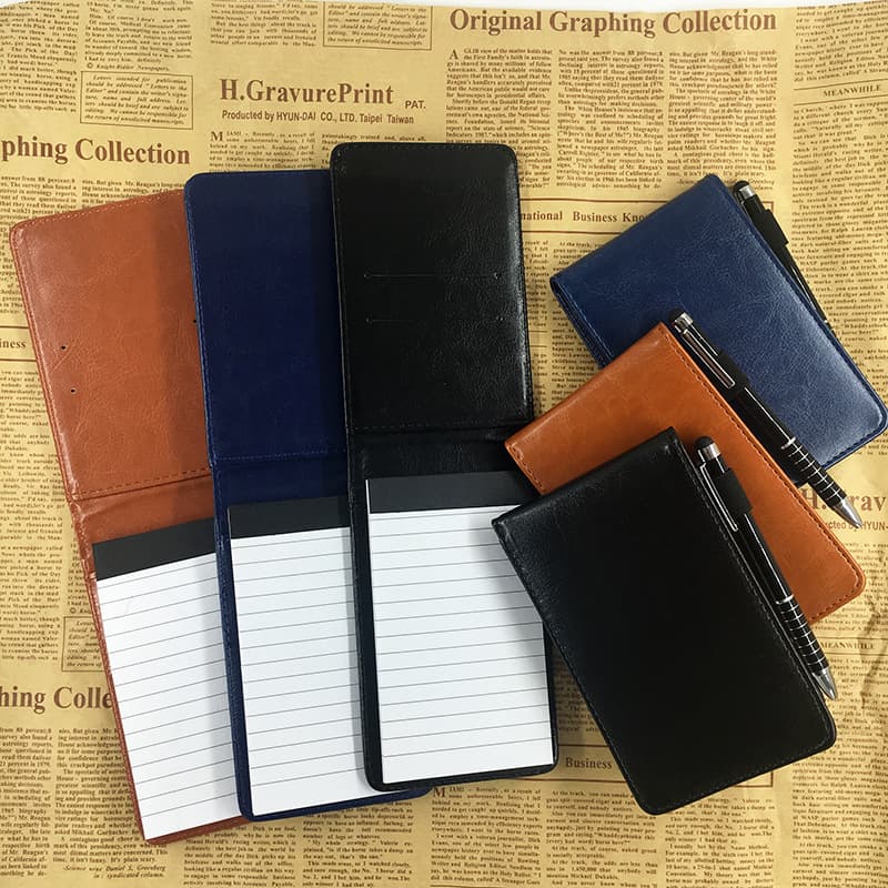 Cross-border stock A7 pocket notebook with printed LOGO, multifunctional sticky note pad, mini portable notebook
