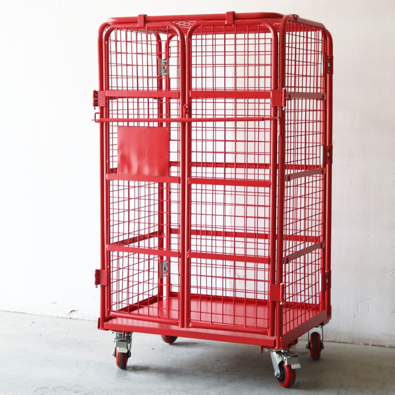 Folding Mobile Logistics Platform Cart Express Turnover Cart Warehouse Trolley Loading Unloading Transfer Cart Storage Handling Sorting Cart