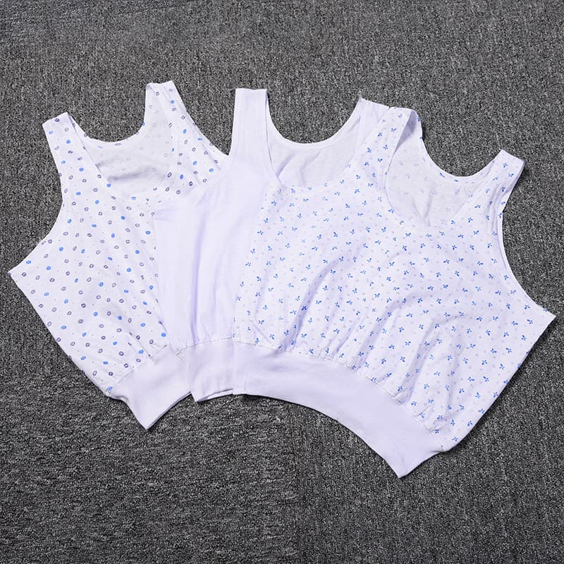 Polyester Cotton Vest for Middle-aged and Elderly Women, Loose Large Size Sweatshirt, Women's Base Layer Undershirt, Mother's Vest