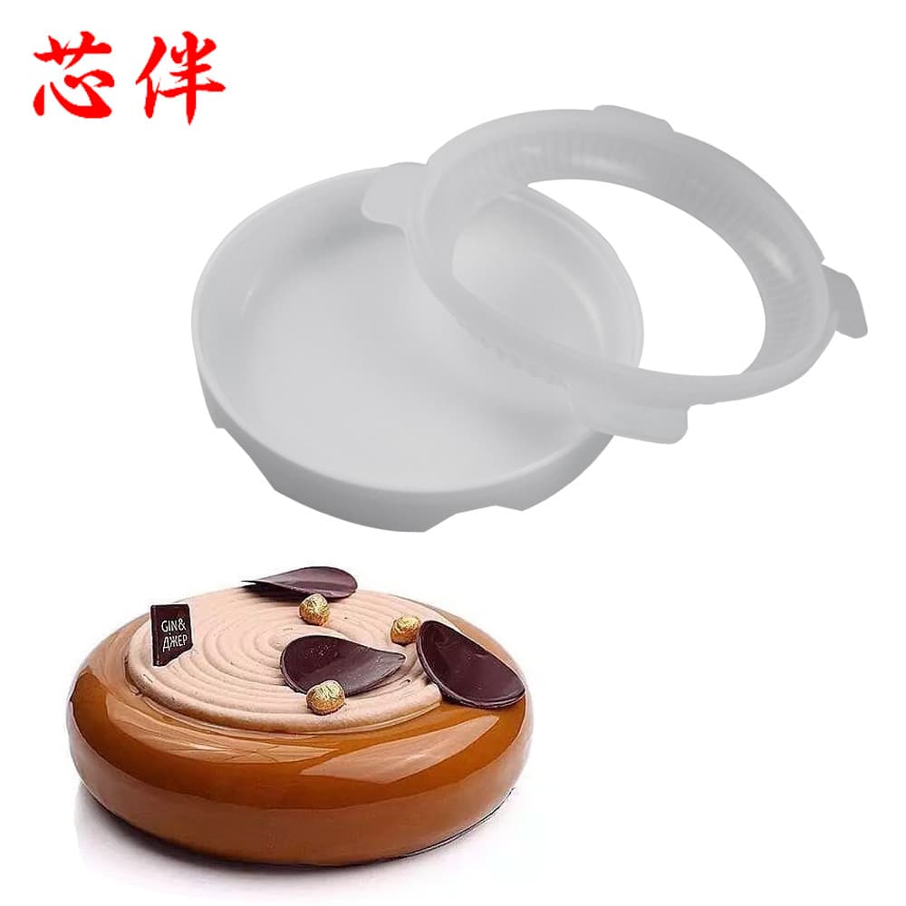 Single Drum Mousse Silicone Cake Mold French DIY Baking Silicone Cake Chiffon Fondant Mold