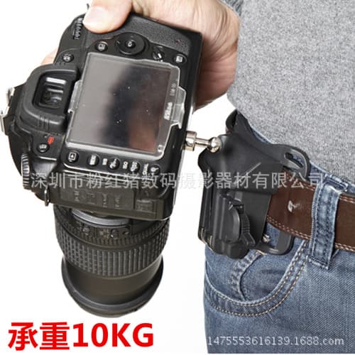 DSLR Mirrorless Camera Waist Clip Hanging Quick Draw Photographer Belt Accessory Quick Release Waist Hanger Waist Clip Shoulder Strap Shoulder Mount