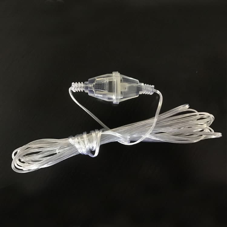LED colored string lights, ice strip curtain lights, male and female extension cords, plug extension cord accessories