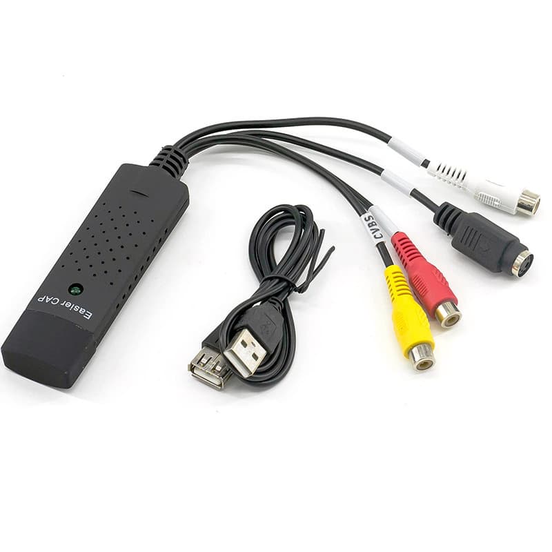 1-Channel USB Video Capture Card Supports Windows 10 System Security Camera Recording Evidence