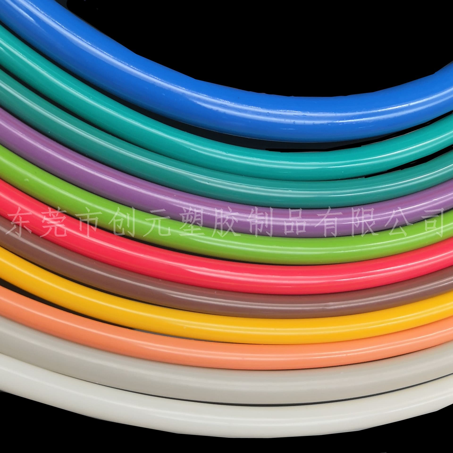 PVC Colorful Craft Hose DIY Braided Tube Handmade Woven Storage Basket Hose Braided Shopping Basket Soft Tube
