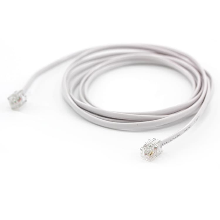 3m Telephone Line Manufacturer, All-Copper Telephone Line, 6P2C 2-Core Telephone Line, Finished Telephone Patch Cord