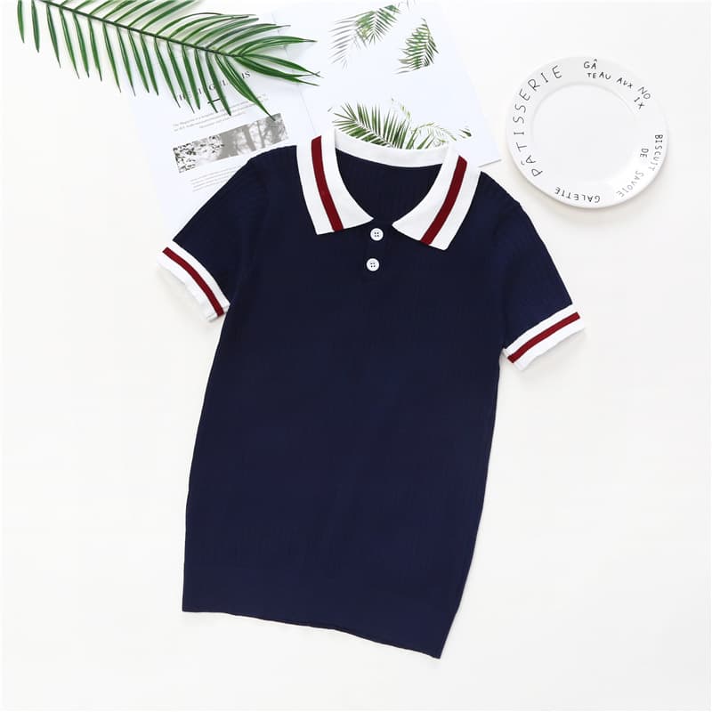 New Children's Cotton Short Sleeve T-Shirt Korean Style Baby Boys Girls Summer Polo Shirt