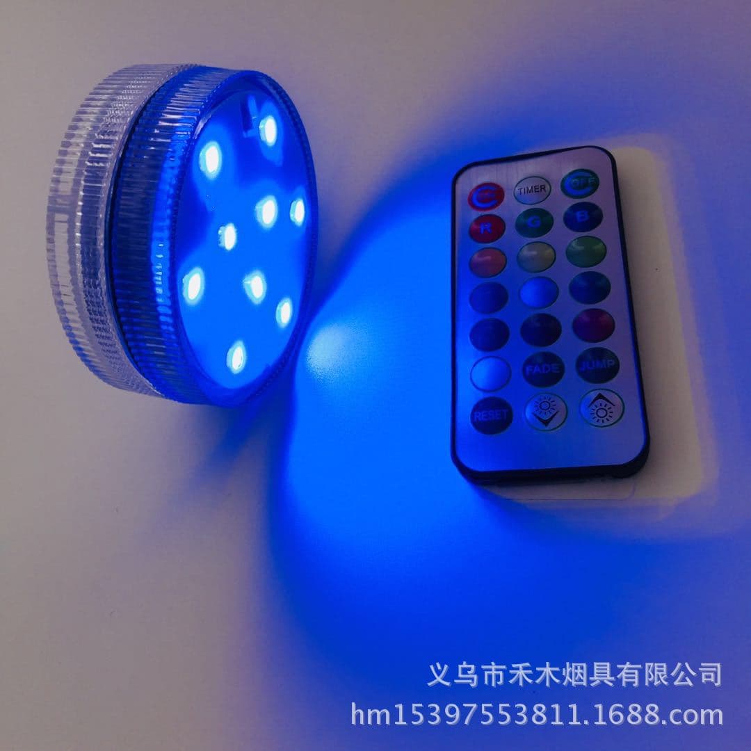 Shisha Accessories Hookah Base Color-Changing LED Round Light Shisha LED Accessories