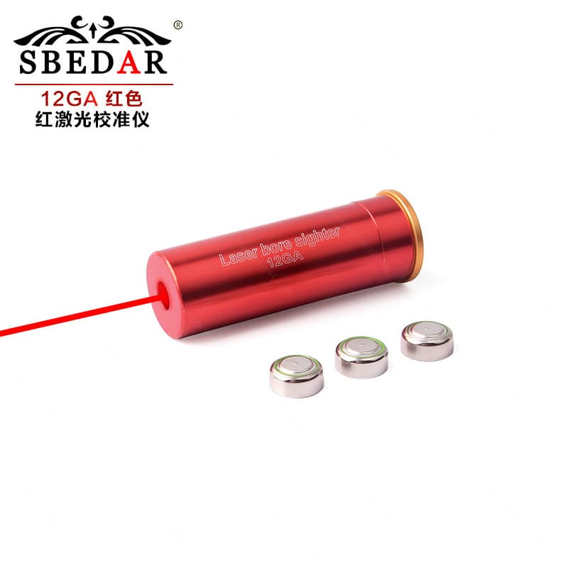 Multiple Models Red Shell Copper 30.06/223/12GA Red Laser Boresighter Calibration Tool Zeroing Device