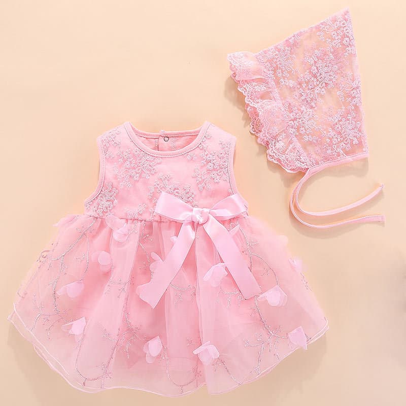 Baby Summer Clothes A-Grade Cotton Spring and Summer Toddler Outfit Girl Princess Dress 1st Birthday Party Dress