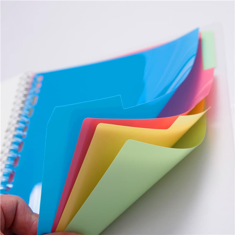 A5 B5 PP index page Handbook separator page classification Solid color separator page Standard universal 6 holes 9 holes 20 holes 26 holes