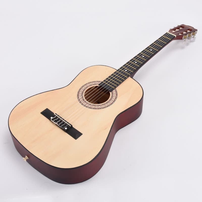 New 30-inch 34-inch 36-inch Matte Rounded Corner Full Basswood Classical Acoustic Guitar Factory Sales Dropshipping