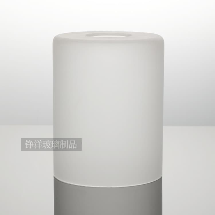 Frosted Straight Cylinder Glass Lamp Shade for Chandelier Pendant Light Fixture Diffuser Cover