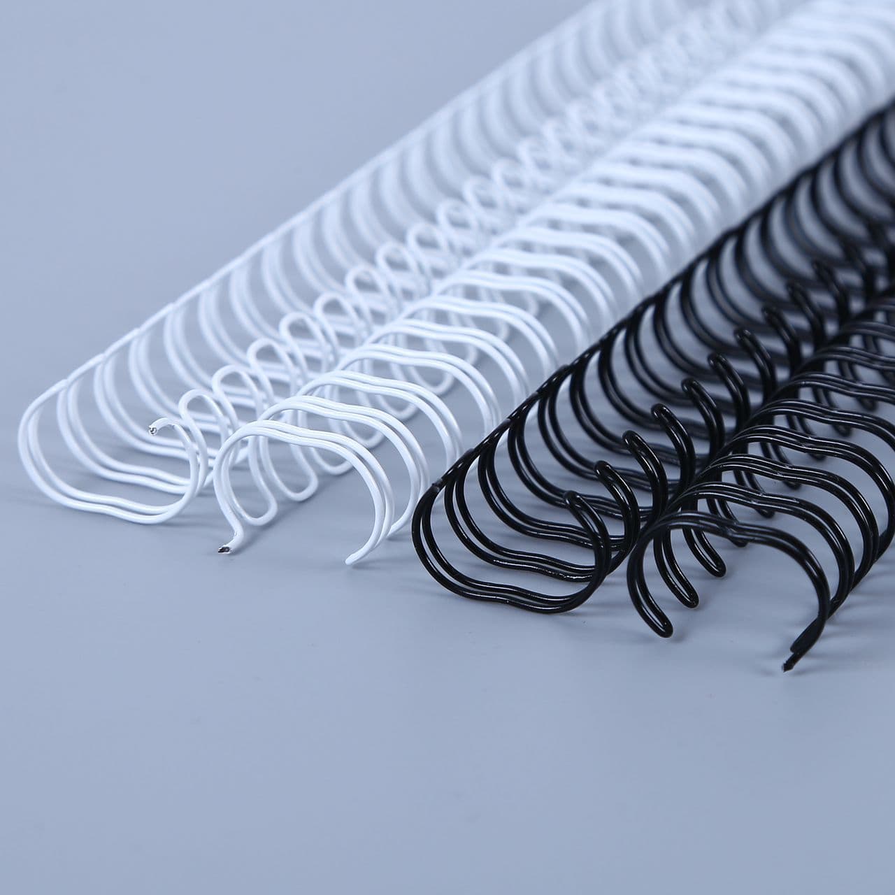 Double-loop YO rings 11.1/12.7mm in black and white, 16/23/26/29 teeth desk calendar metal rings wholesale in stock