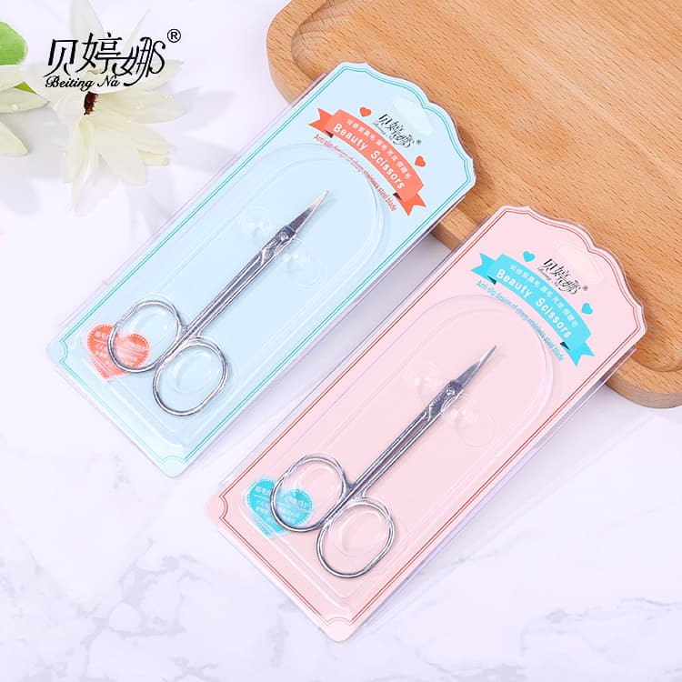 Betina Stainless Steel Eyebrow Tweezers Flat Mouth Eyebrow Clamp Plucking Tweezer