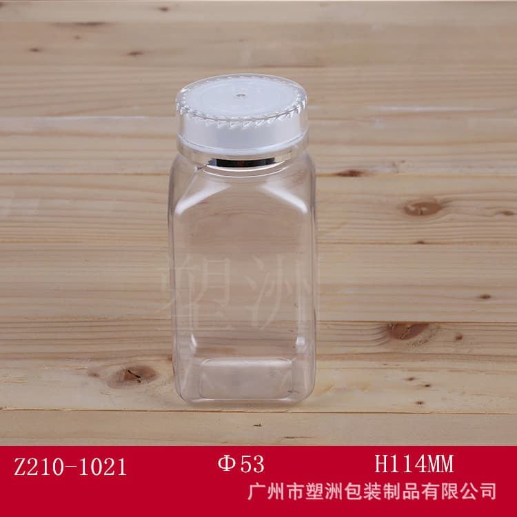 Transparent Health Plastic Round Bottle Packaging Processing, Instant Tablet Bottles, Food-Grade