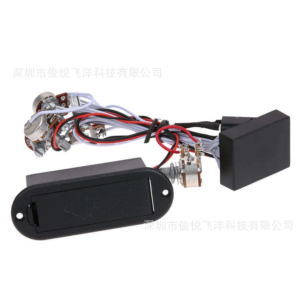 Factory wholesale 3 section electric guitar bass active pickup timbre adjustment line musical instrument accessories