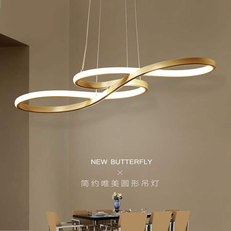 LED Pendant Light for Living Room, Simple Postmodern Creative Dining Room Light, Modern Home Chandelier for Dining Room, Bedroom, Living Room