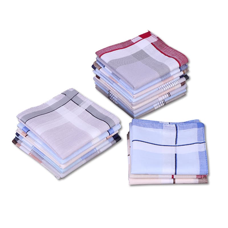 New style cotton handkerchief, absorbent hand towel, men's handkerchief, pure cotton gift box, 40CM logo.