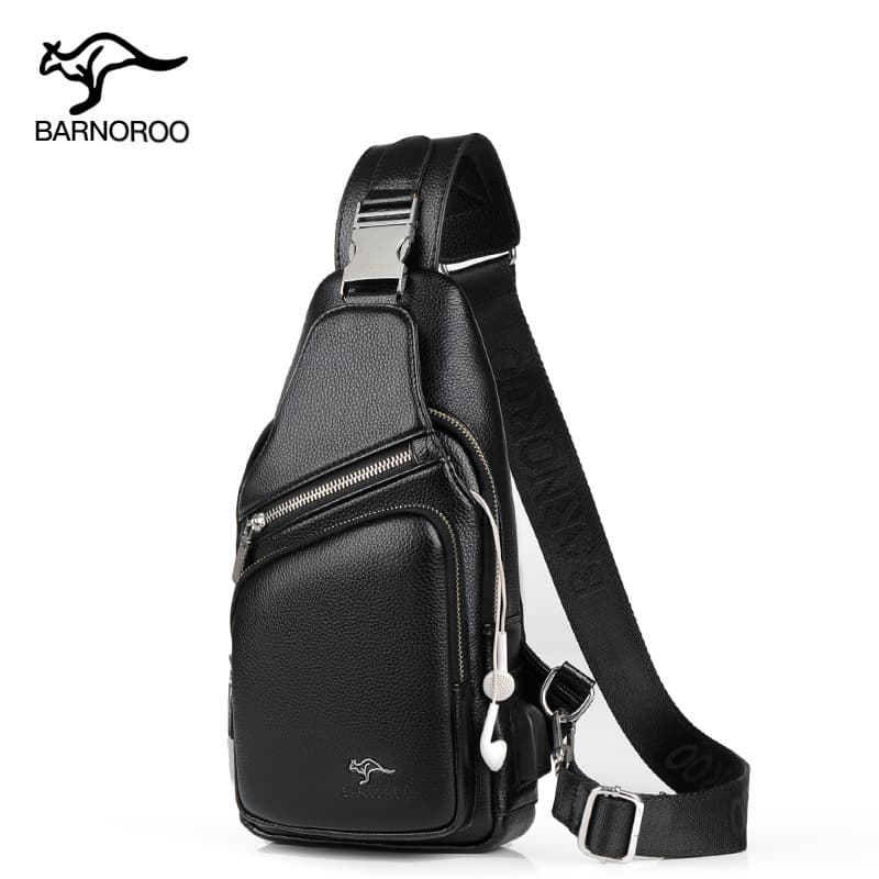 BARNOROO Casual Chest Bag Cycling Sling Bag for Men Trendy Backpack Crossbody Bag Waterproof Portable