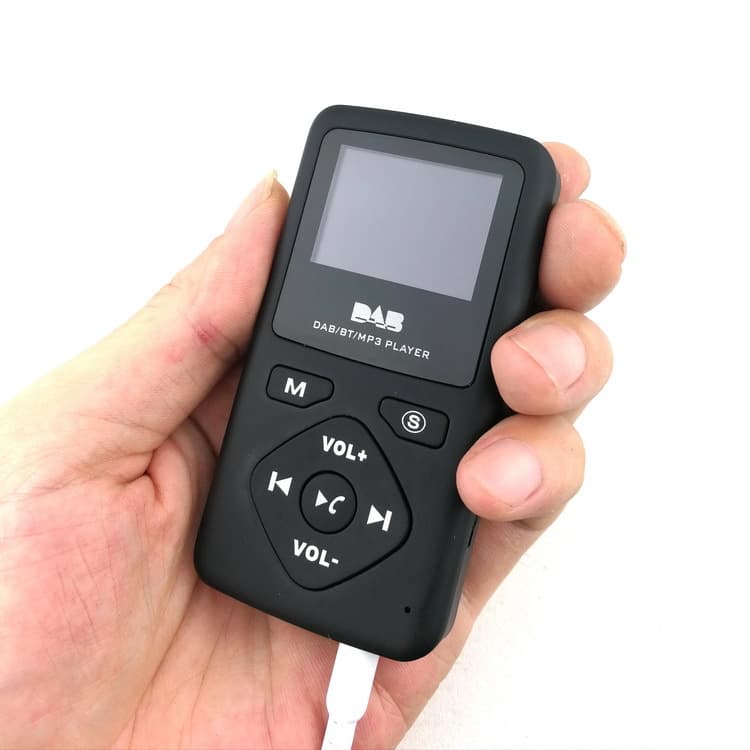 Pocket FM/DAB Radio, Supports Bluetooth Receiving, TF Card MP3 Playback, Long Battery Life