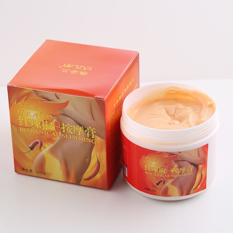 Drop Shipping Spa-grade Yazhilan Chili Massage Balm Beauty Body and Leg Tightening Cream Firming Balm 300g