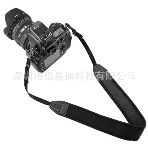 Plain DSLR Camera Elastic Strap, Mirrorless Shock-Absorbing Shoulder Strap, Widened and Thickened Neck Strap, Universal Type