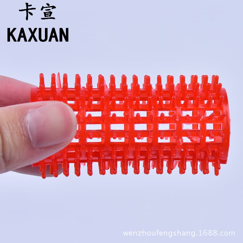 Card Xuan Hair Rollers Burr Rollers Toothed Curling Bucket Plastic Curler Home Rollers Pear Perm Roll