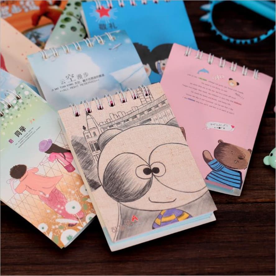 100K fashionable fresh coil notebook Korean style beautiful diary daily life notepad notebook