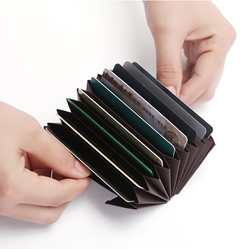 Sample production of organ cabinet, strong multi-card slot organ card holder, inner pages of business card booklet