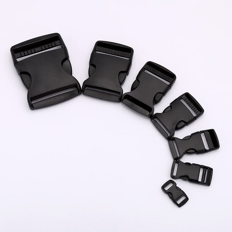 Manufacturer Direct High-Quality 1-5cm Luggage Plastic Snap Buckle Adjustable Waist Bag Safety Plastic Schoolbag Buckle Stock Supply