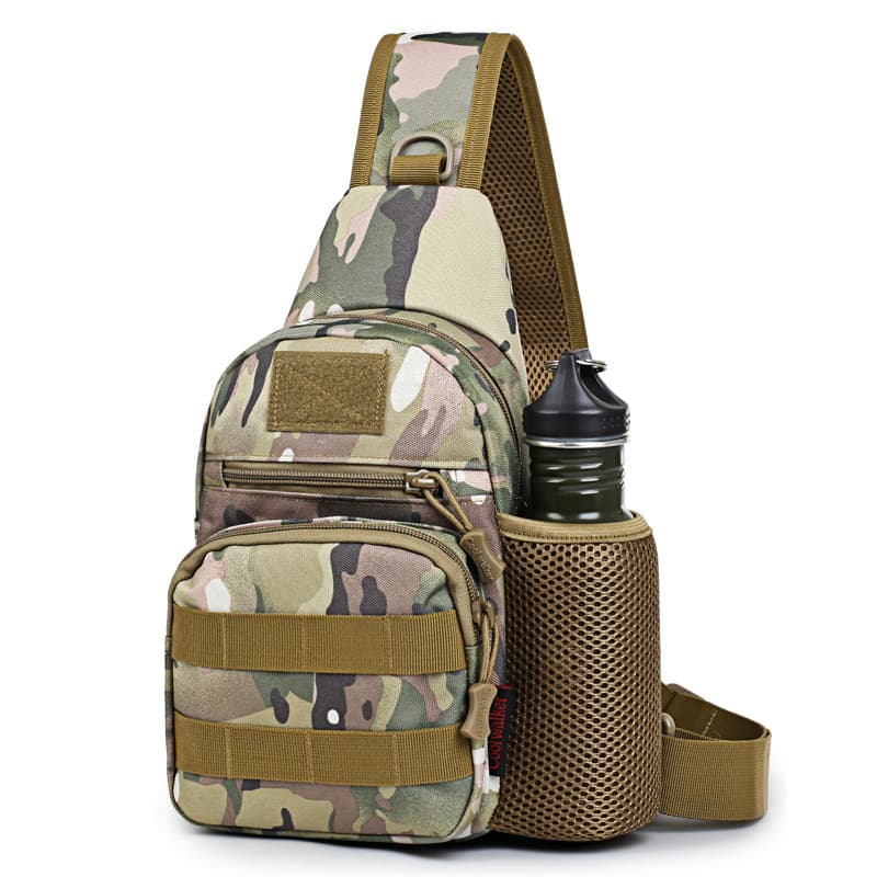 Outdoor Chest Bag Crossbody Bag Creative Men's Casual Women's Multifunctional Water Bottle Single Shoulder Bag Hiking Travel Sports