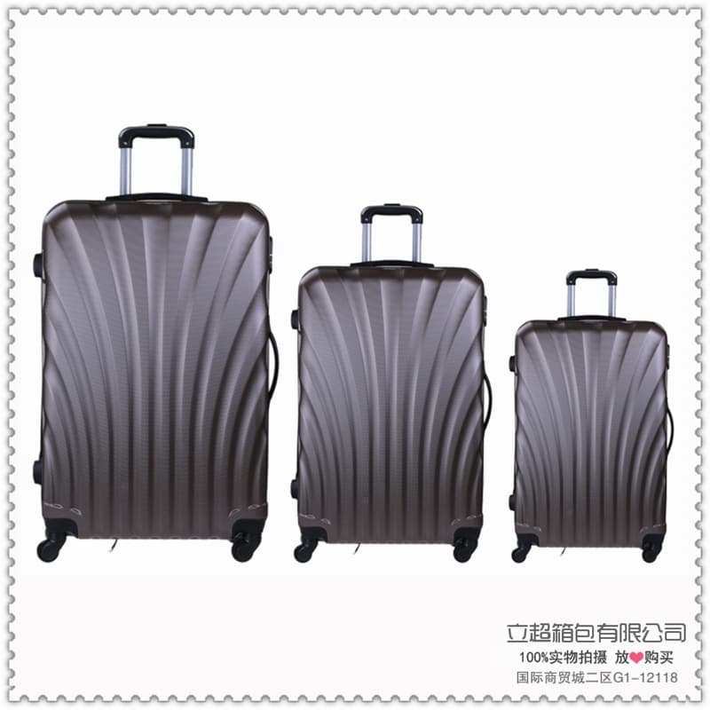 Three-piece set of ABS trolley suitcases, simple, versatile, fashionable and simple, 20 inches, boardable, 28 inches, essential for travel