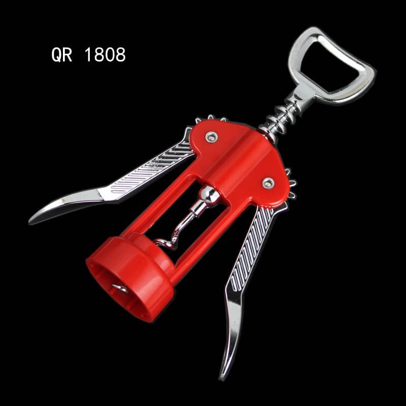 Jinda Strongman QR1808 Wine Opener Carbon Steel Multi-Function Champagne Bottle Opener Red Wine Opener Practical And Easy to Use