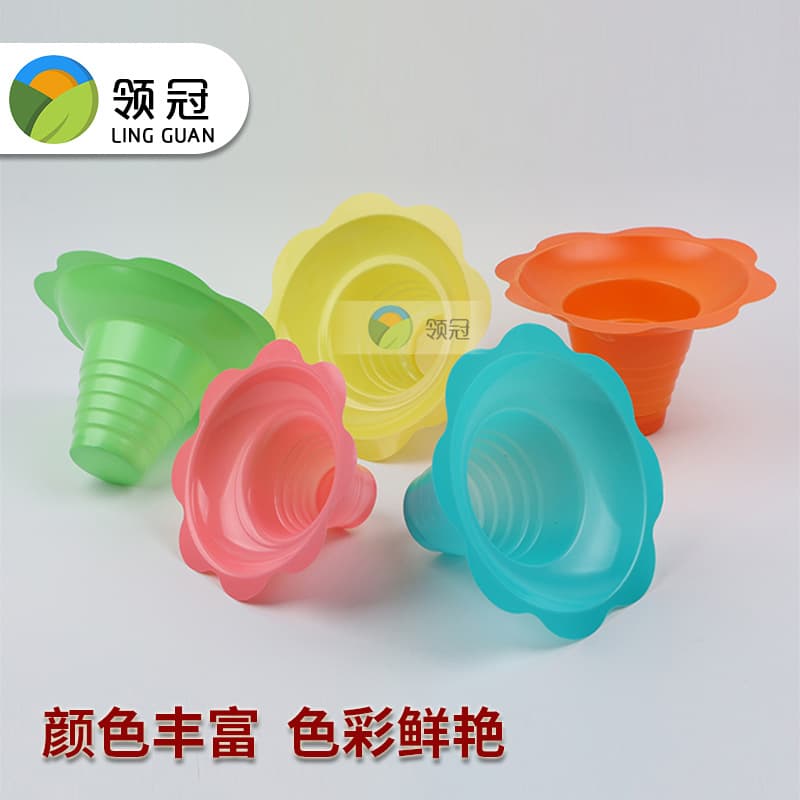 Disposable Shaved Ice Cup Ice Cream Cup Shaved Ice Bowl Flower-Shaped Ice Cup 4oz 8oz Creative Snowflake Ice Cup