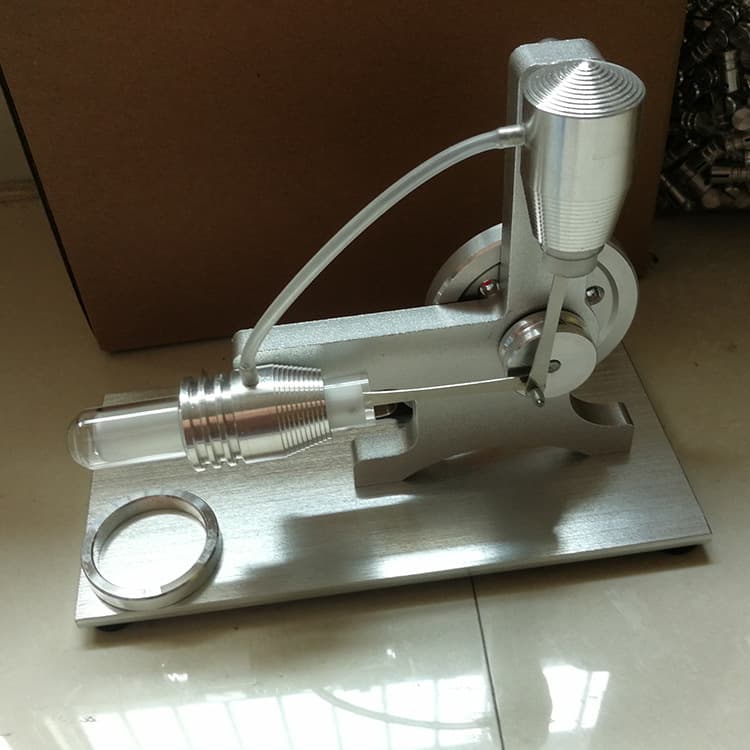 L-Type Stirling Engine External Combustion Micro Generator Birthday Gift Engine Model Mini