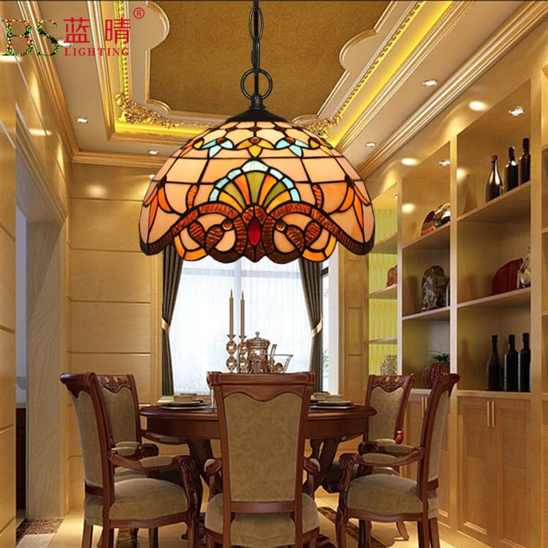 Cross-border European retro chandelier bedroom restaurant light bar cafe creative baroque deck bar chandelier