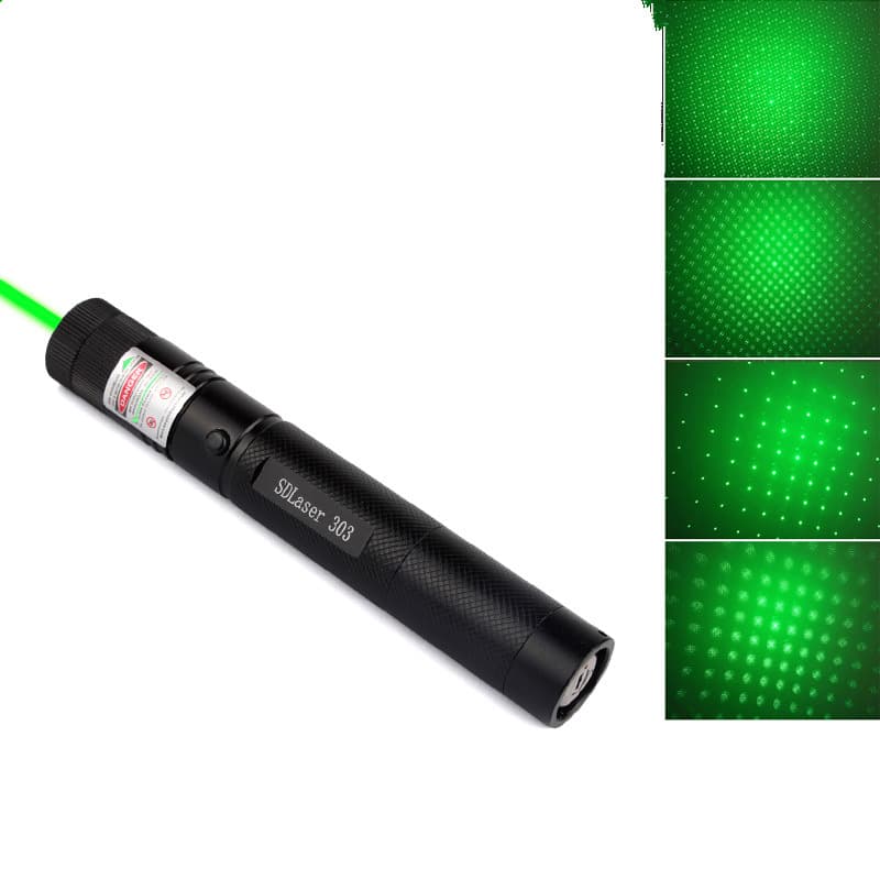 303 Rechargeable Battery Model Green Red Blue Purple Single Point Starry Sky Laser Pointer Pen