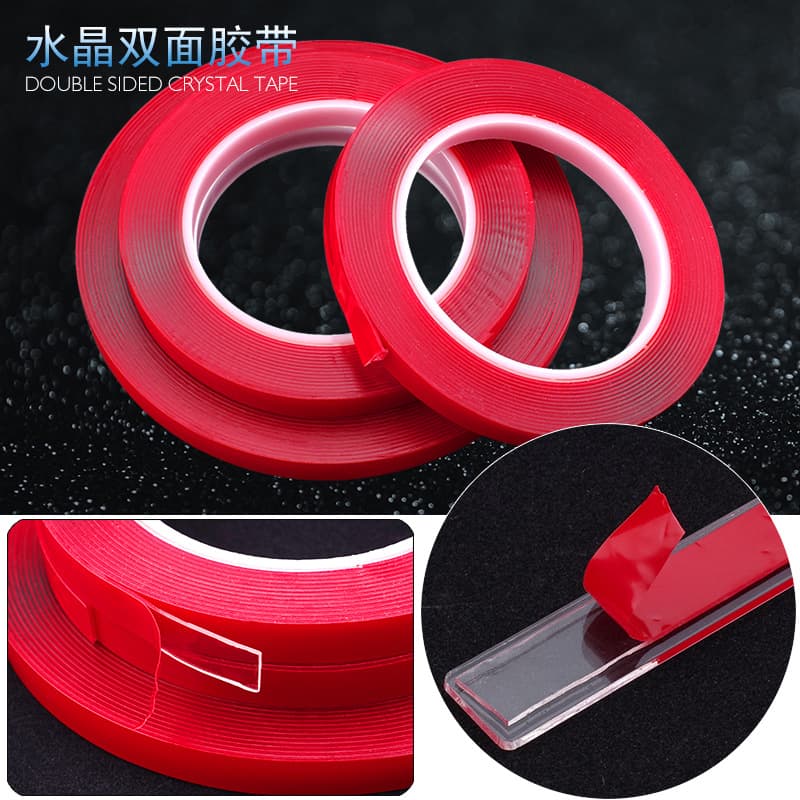 Nail Art Tools Transparent Double-Sided Adhesive Crystal Paste Tape Seamless Nail Shop School Nail Piece Work Display Glue