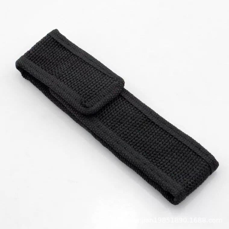 Strong Light Jade Flashlight Fabric Case 15CM Nylon Bag, S5 Small Pull Tube Short Flashlight Protective Cover, Factory Direct Sales