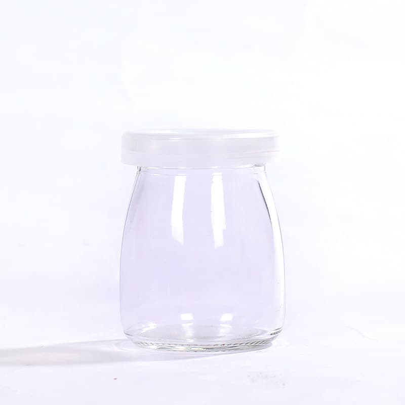 Small pudding bottle manufacturer pudding cup yogurt bottle high temperature honey pudding glass bottle preservation and packaging