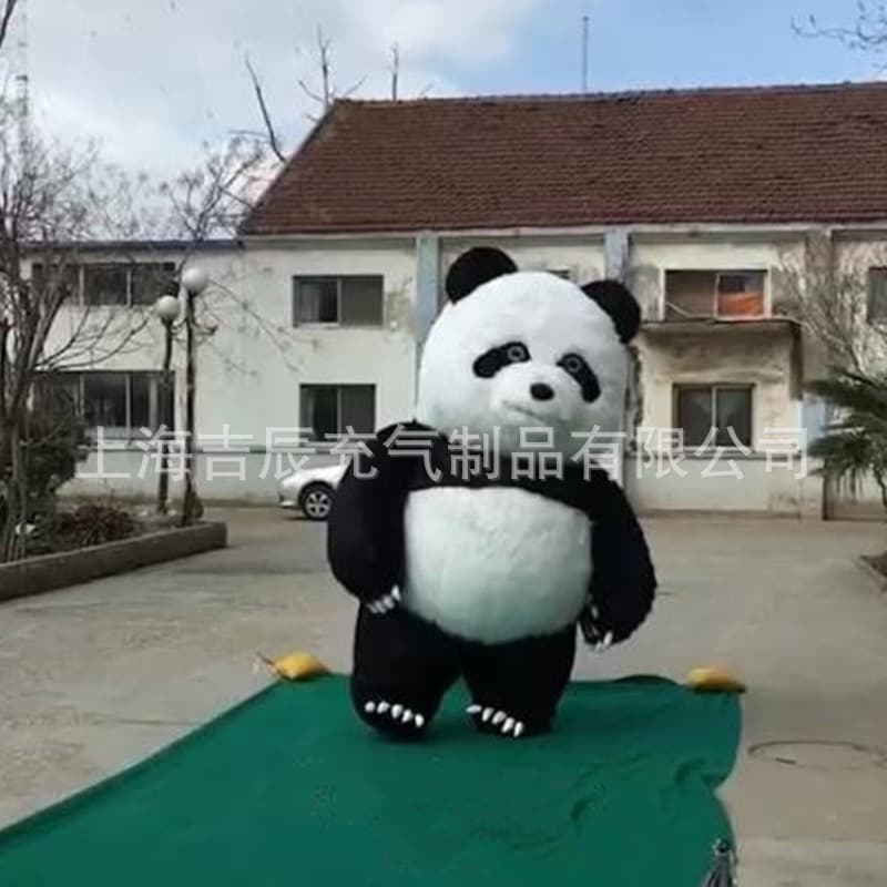 Customizable inflatable panda model panda cartoon advertising activity thickened theme mascot inflatable model