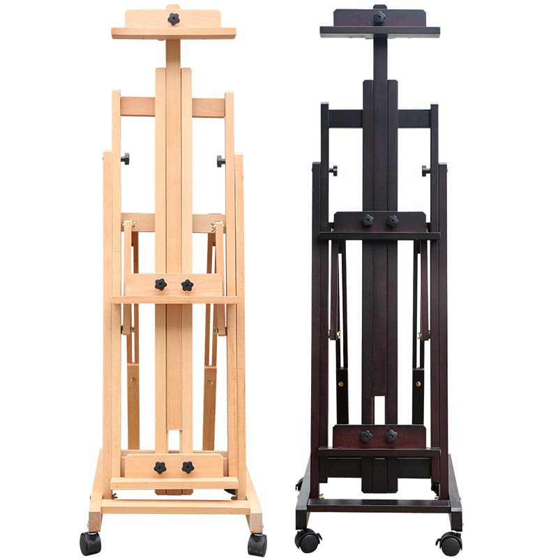 Zhongsheng Painting Materials W14A flat and vertical easel large wooden easel bracket type sketch easel for painters