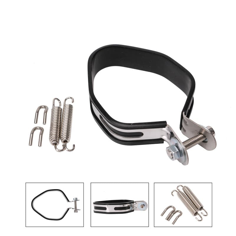 Wholesale Motorcycle Exhaust Carbon Fiber Silencer Clamp Fixing Ring Stainless Steel Clamp