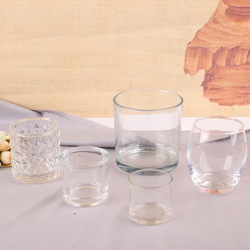 Transparent Candle Cup Empty Thickened Glass Scented Candle Cup Living Room Transparent Candle Holder Candle Glass Cup In Stock