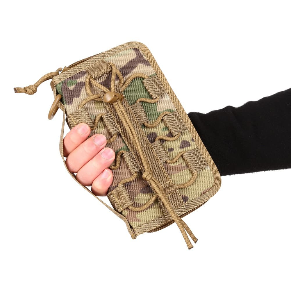 Maxpedition-style Xuanwu Tactical Wallet Men's Handbag Outdoor Large Capacity Military Camouflage Wallet Phone Bag