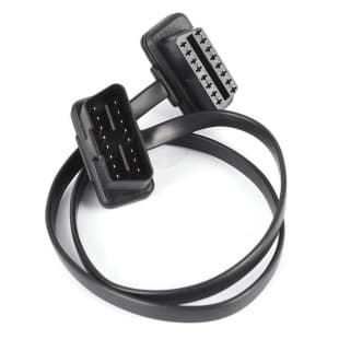 Car Extension Cable 16Pin OBD Male to Female Adapter Cable 16PIN Flat Cable 60CM Long