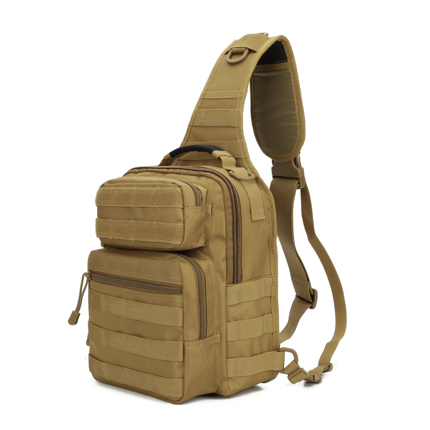 Tactical Crossbody Chest Bag for Cycling Outdoor Sports Men Women Universal Shoulder Bag Outdoor Activities Single Strap
